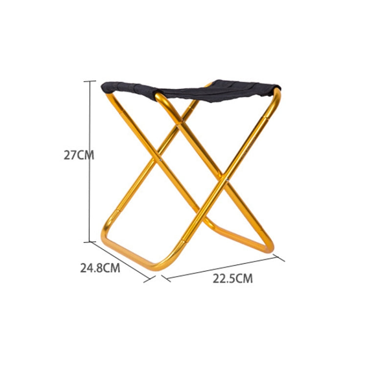 Ultralight Folding Camping Stool – Aluminium Frame, 85kg Capacity