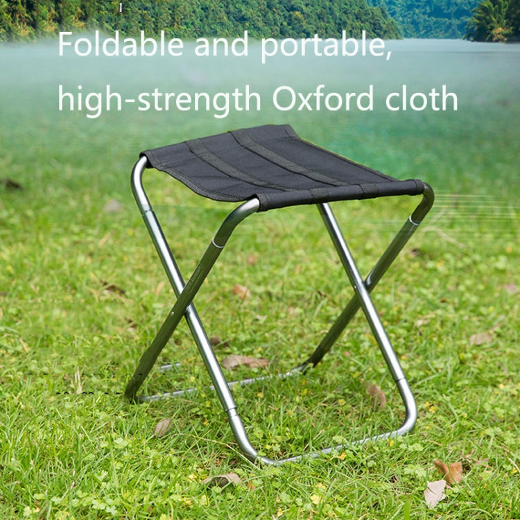 Ultralight Folding Camping Stool – Aluminium Frame, 85kg Capacity