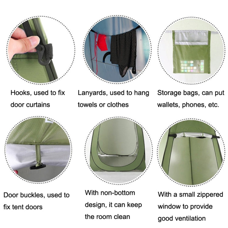Pop-Up Camping Privacy Tent – Shower, Changing & Toilet Shelter