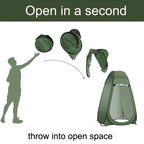 Pop-Up Camping Privacy Tent – Shower, Changing & Toilet Shelter