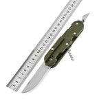 5-in-1 Stainless Steel Folding Camping Cutlery Multi-Tool