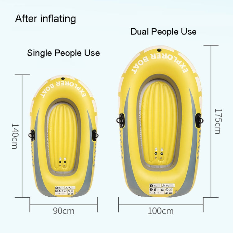 LS-801 Single-Person PVC Inflatable Boat – Compact Watercraft