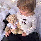 Personalised Blue Initial Bunny Baby Gift Box