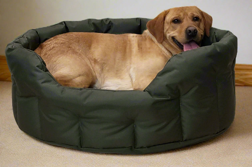 Country Dog Heavy Duty Waterproof Oval Dog Bed