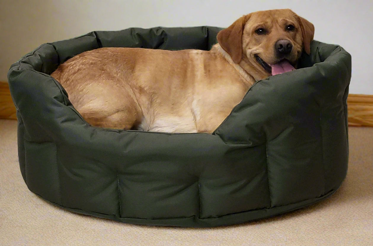 Country Dog Heavy Duty Waterproof Oval Dog Bed