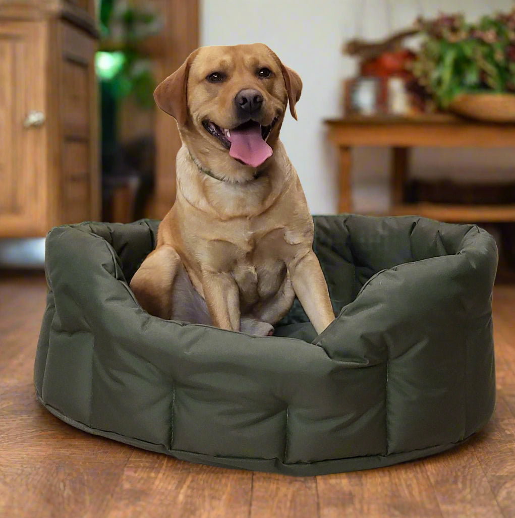 Country Dog Heavy Duty Waterproof Oval Dog Bed