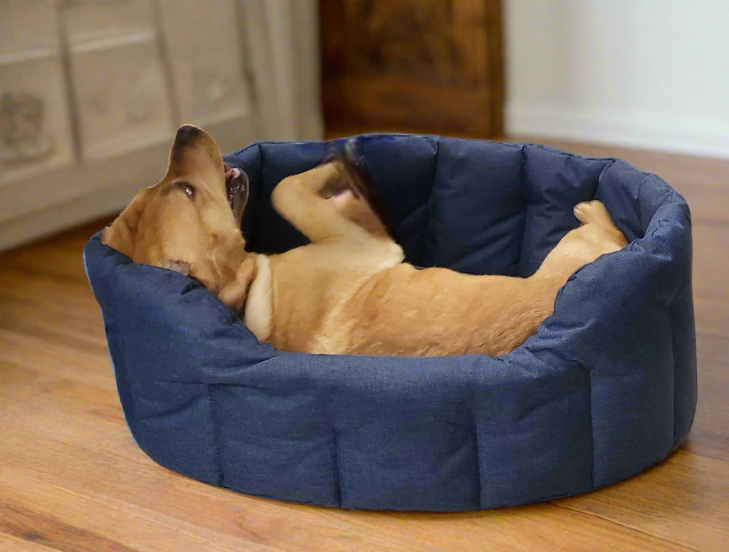 Country Dog Heavy Duty Waterproof Oval Dog Bed