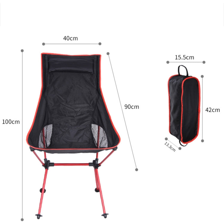Lightweight Folding Camping Chair – Aluminium Frame, 100kg Capacity
