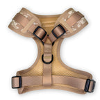 PupClub Luxe Adjustable Dog Harness – Toffee Latte Petals