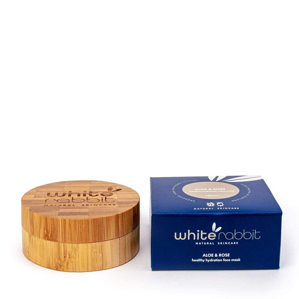 White Rabbit Skin Care Aloe & Rose Pink Clay Face Mask