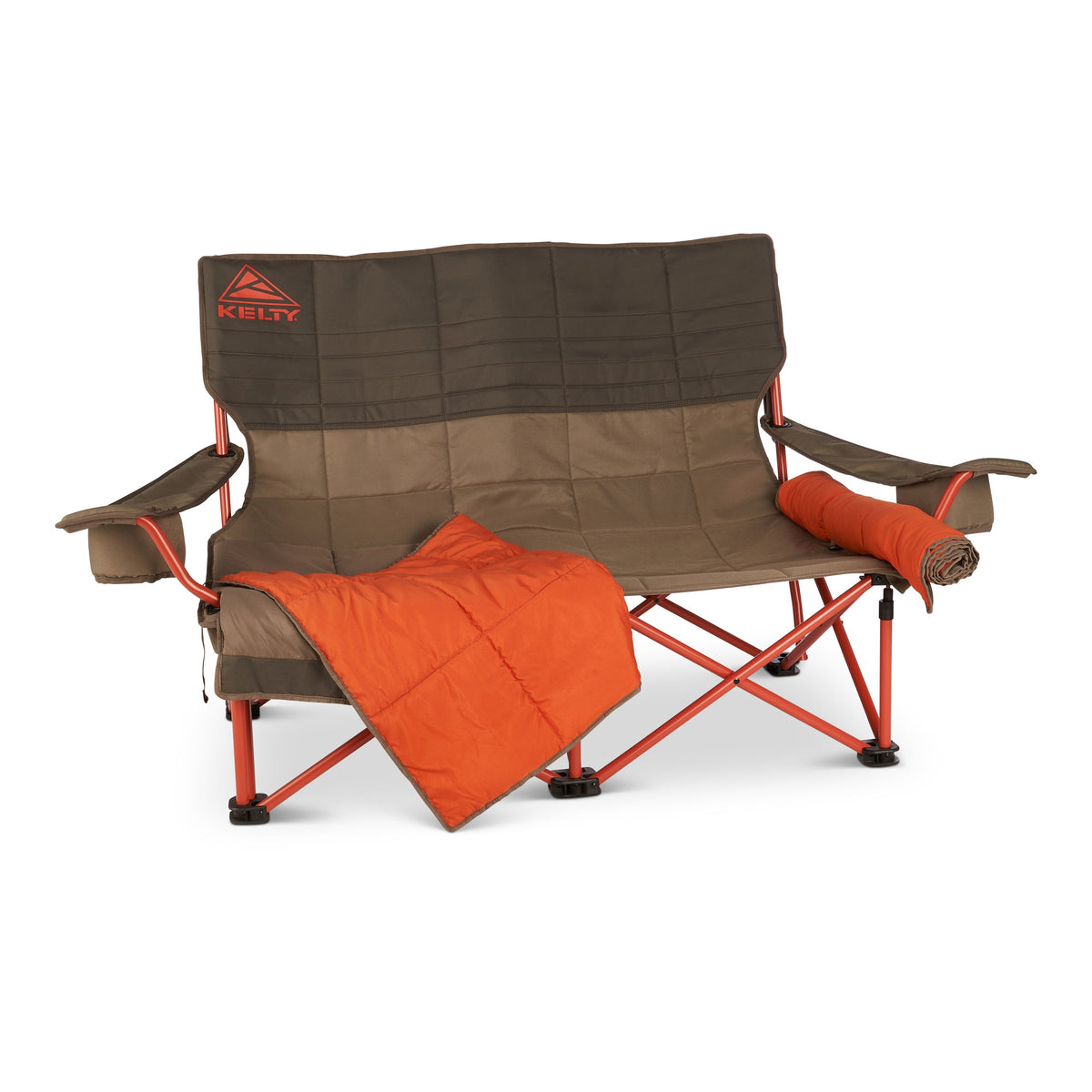 Kelty Low Loveseat Nest Double Camping Chair — Bungee Cord / Beluga