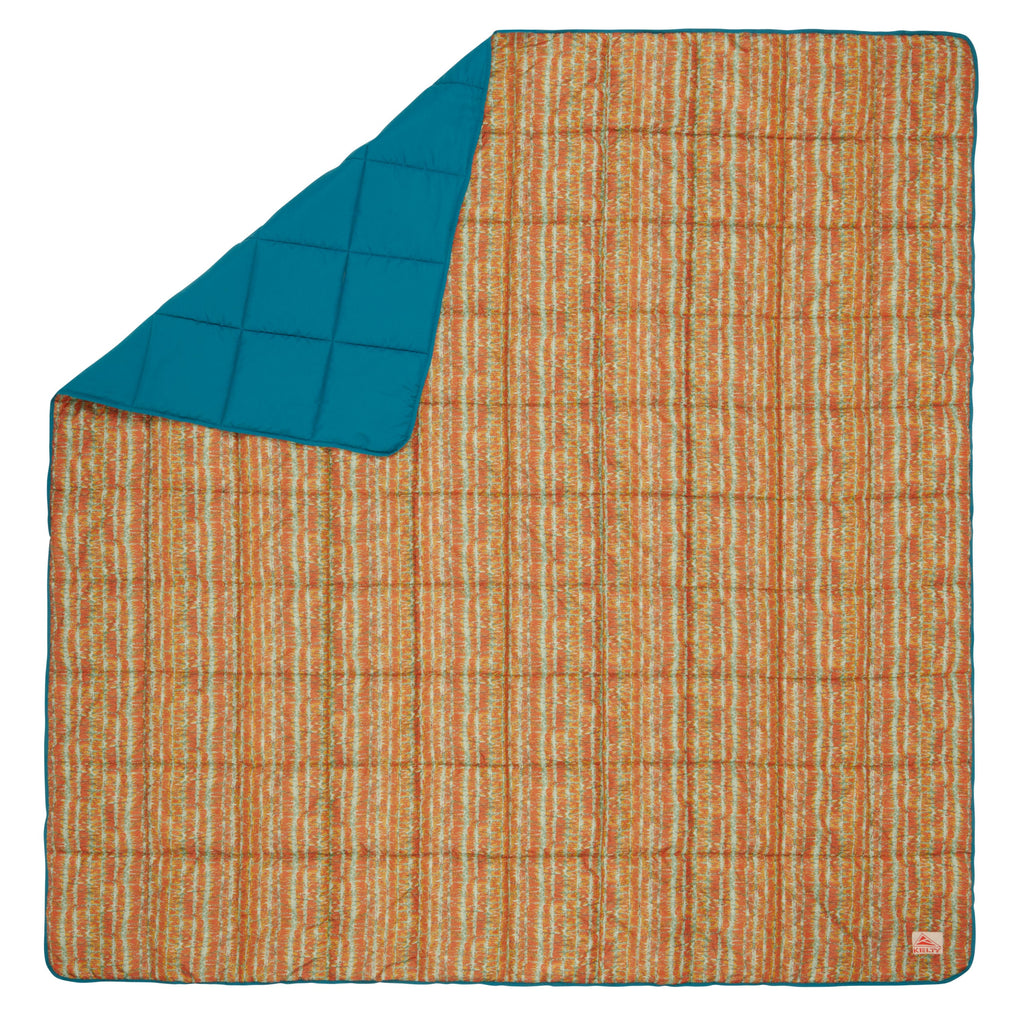 Kelty Biggie Blanket - Stormy Blue/Melted Stripes