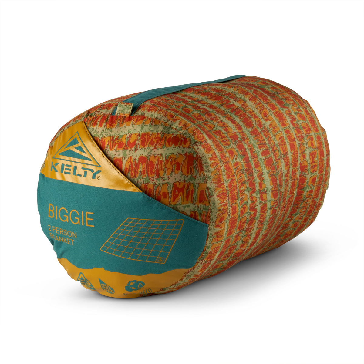 Kelty Biggie Blanket - Stormy Blue/Melted Stripes
