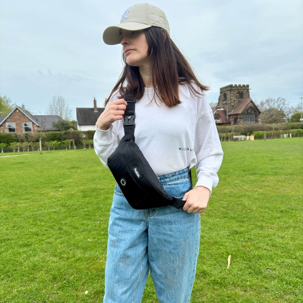 PupClub Dog Walking Bum Bag – Black