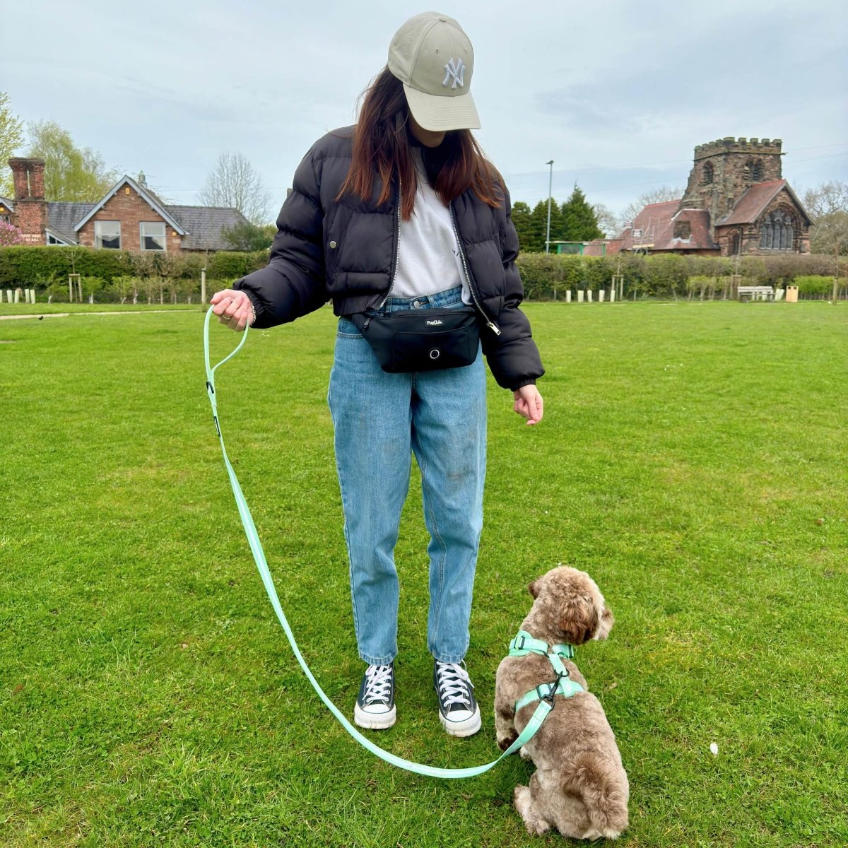 PupClub Dog Walking Bum Bag – Black