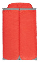 Sierra Designs Backcountry Bed Duo 20°F (-7°C) 650-Fill DriDown 2-Person Sleeping Bag - One Size - Red/Grey