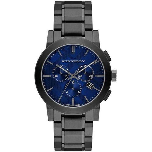 Burberry BU9365 The City Men's Gunmetal & Blue Watch