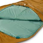 Kelty Kids' Mistral 20°F (-7°C) Synthetic Sleeping Bag - One Size - Woodthrush/Deep Lake/Malachite