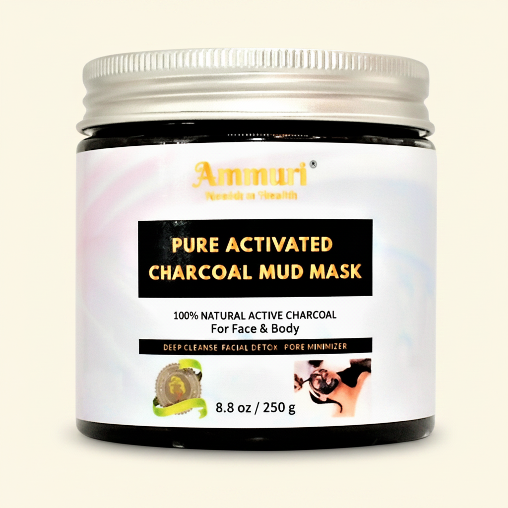 Ammuri Activated Charcoal Mud Mask – product image 1