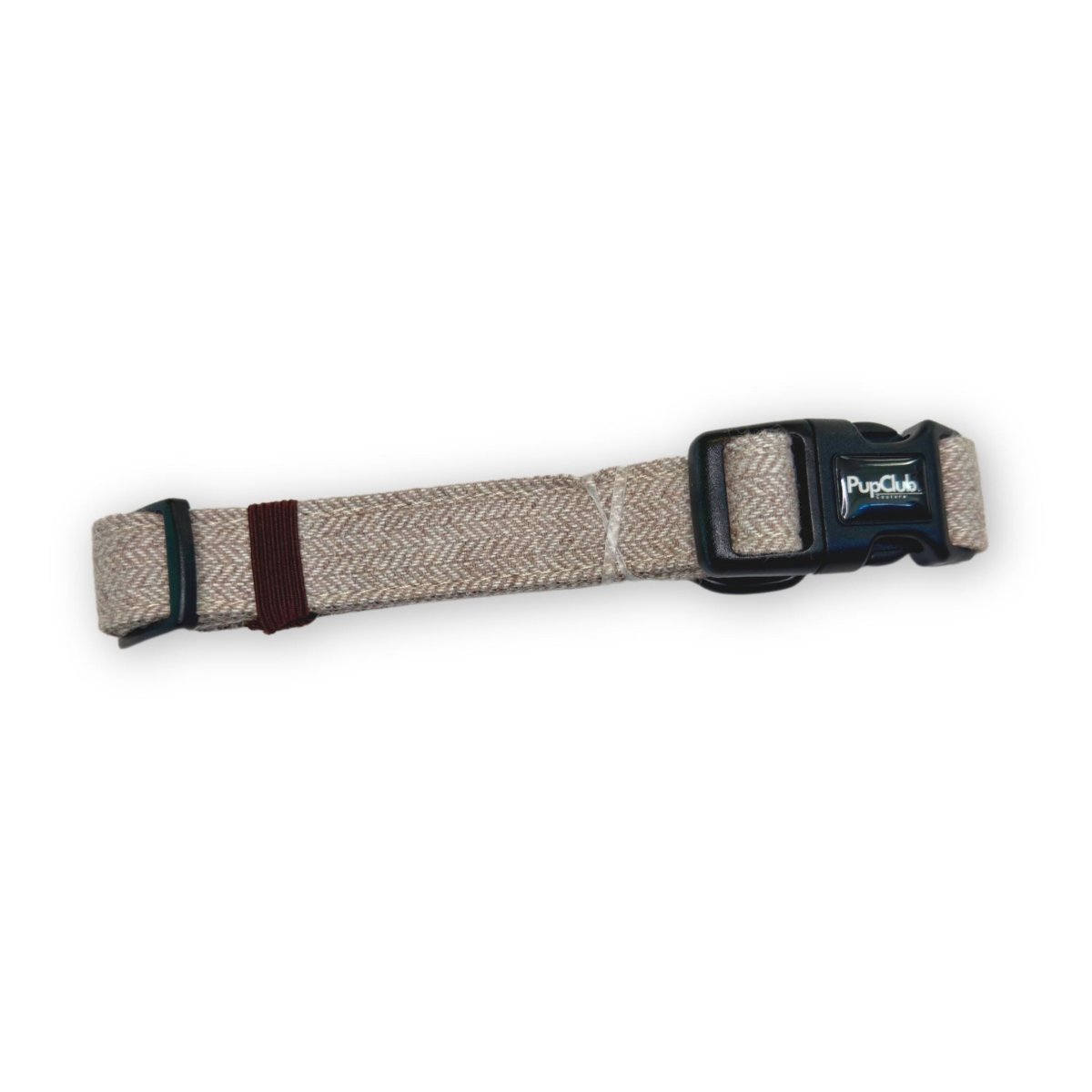 Dog Collar – Tweed Brown