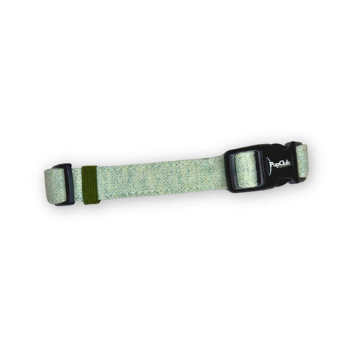 Dog Collar – Tweed Sage