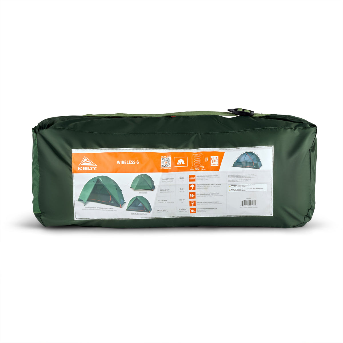 Kelty Wireless 6 Person Tent - Dill/Black Forest
