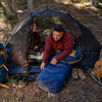 Kelty Cosmic Synthetic 20°F (-7°C) Sleeping Bag - Regular - Pageant Blue/Bering Sea/Dull Gold