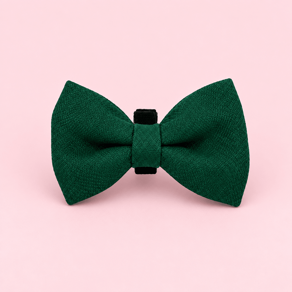 PupClub Dog Bow Tie – Forest Green
