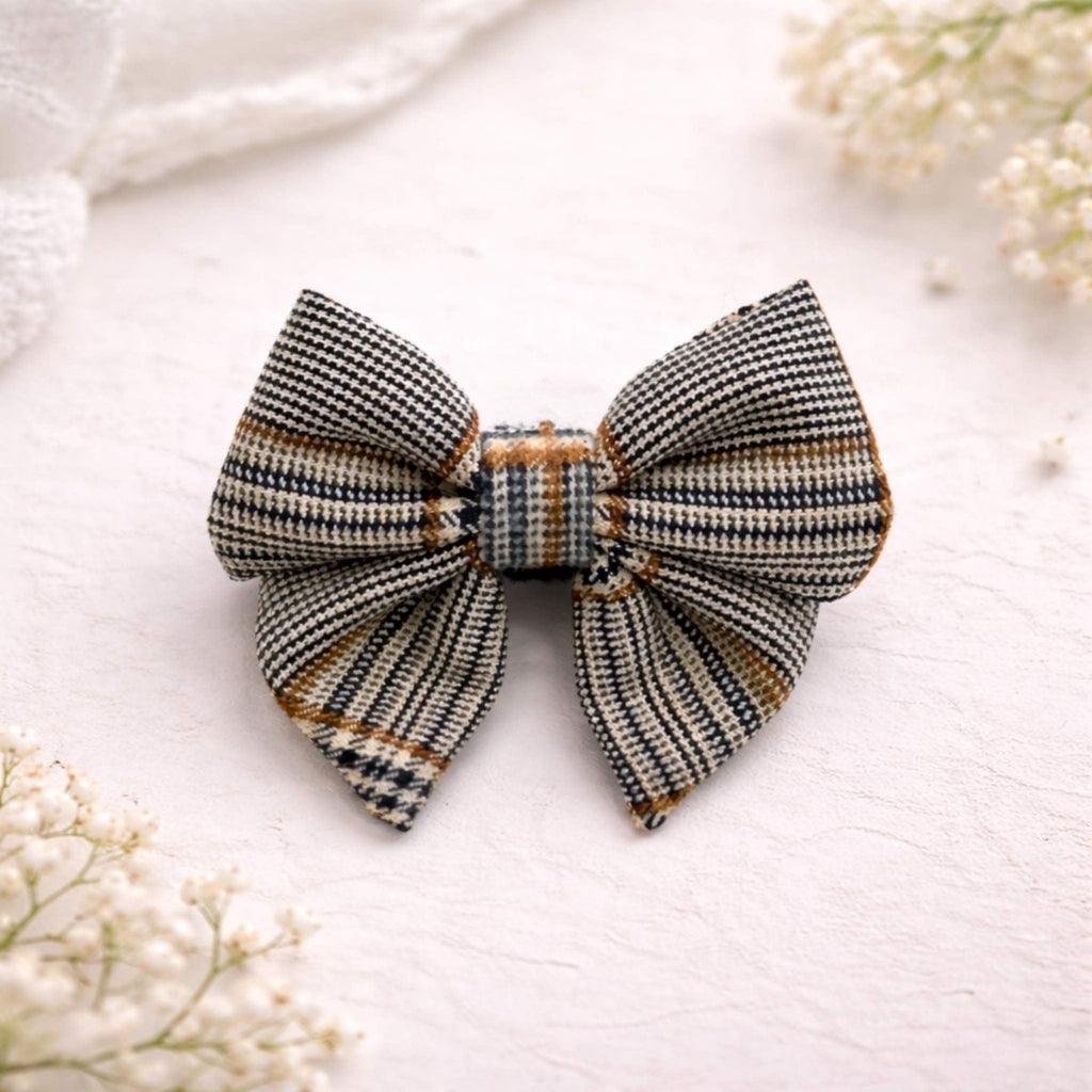 PupClub Dog Sailor Bow – Foxbury Plaid