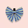 Dog Sailor Bow – Sea Breeze Stripes
