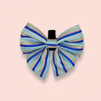 Dog Sailor Bow – Sea Breeze Stripes