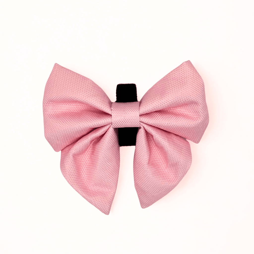 Dog Sailor Bow – Pastel Pink