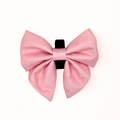 Dog Sailor Bow – Pastel Pink