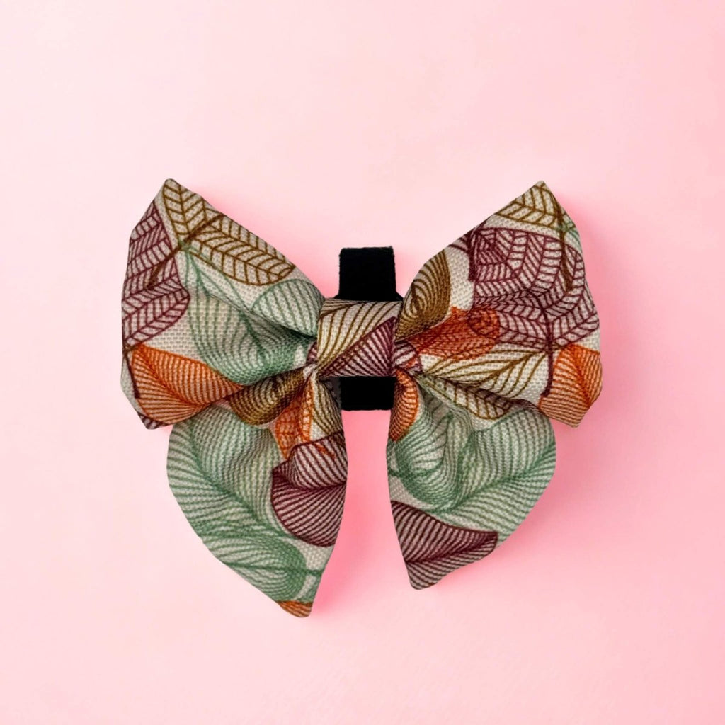 Dog Sailor Bow – Autumn Breeze
