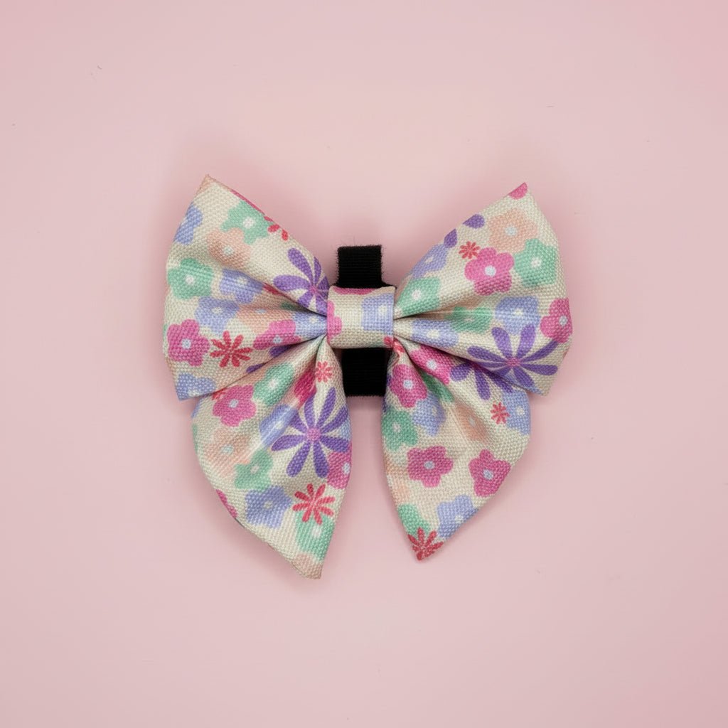 Dog Sailor Bow – Pretty Petals