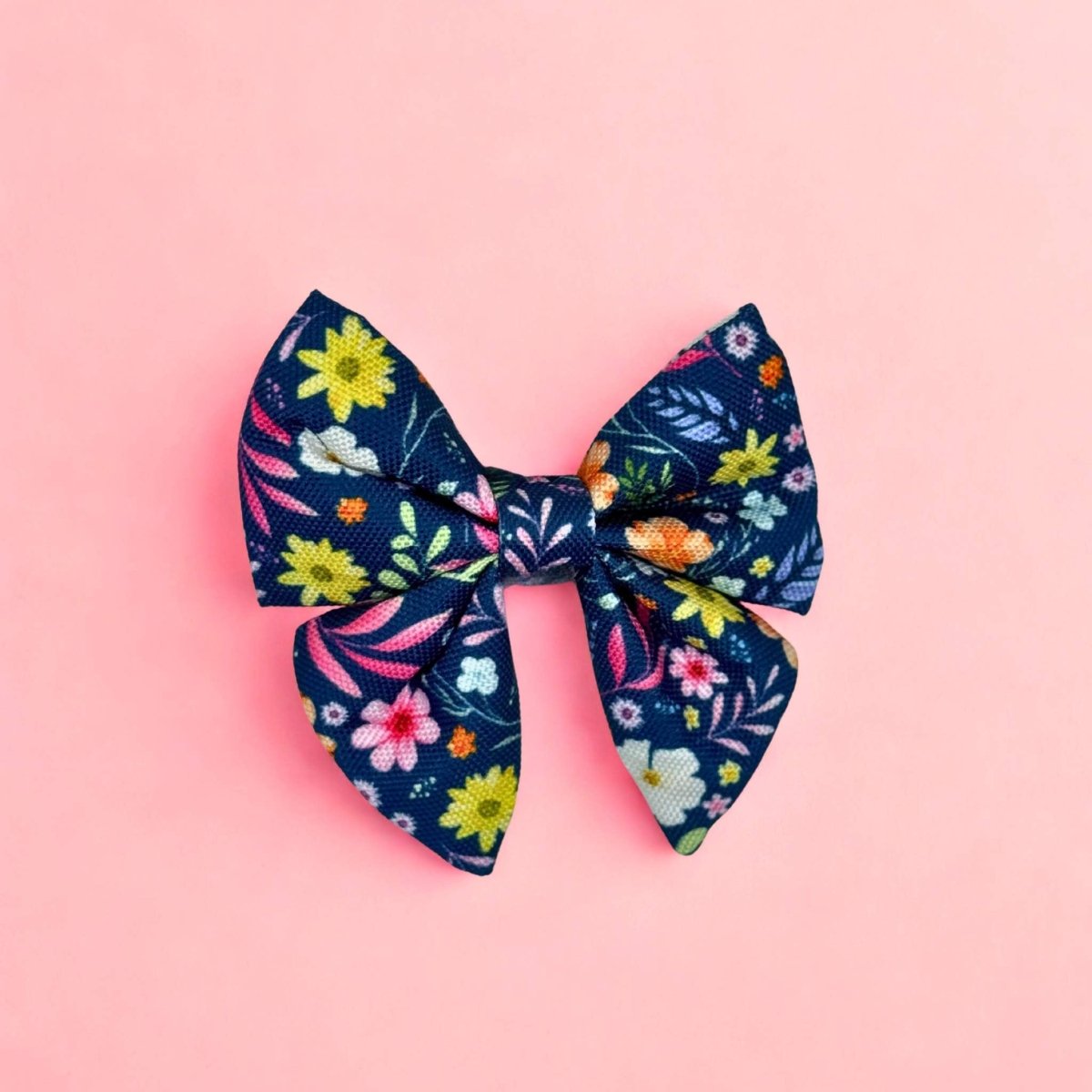 Dog Sailor Bow – Summer Meadow