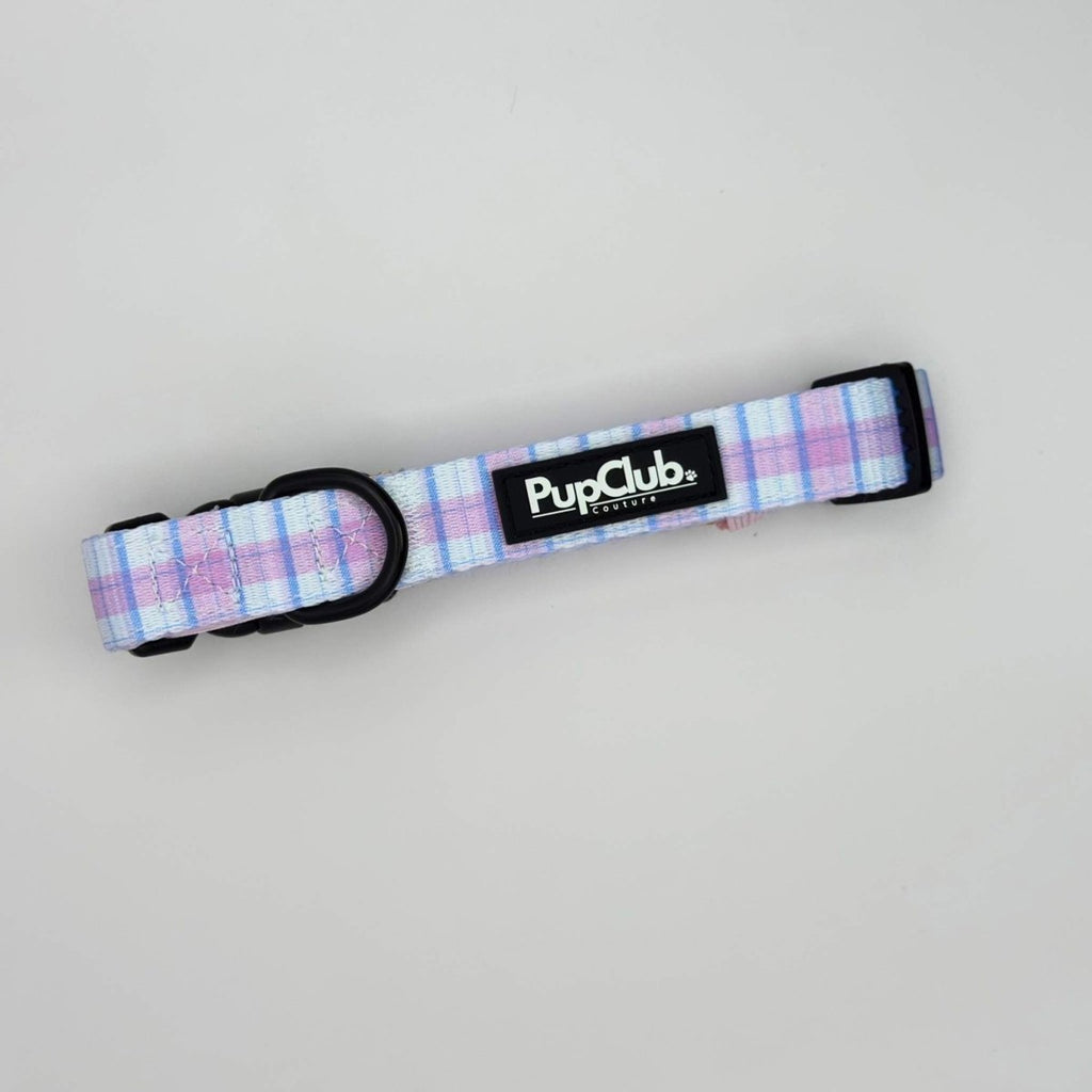 Dog Collar – Pink Tartan