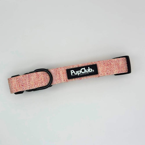 Collar - Tweed Pink