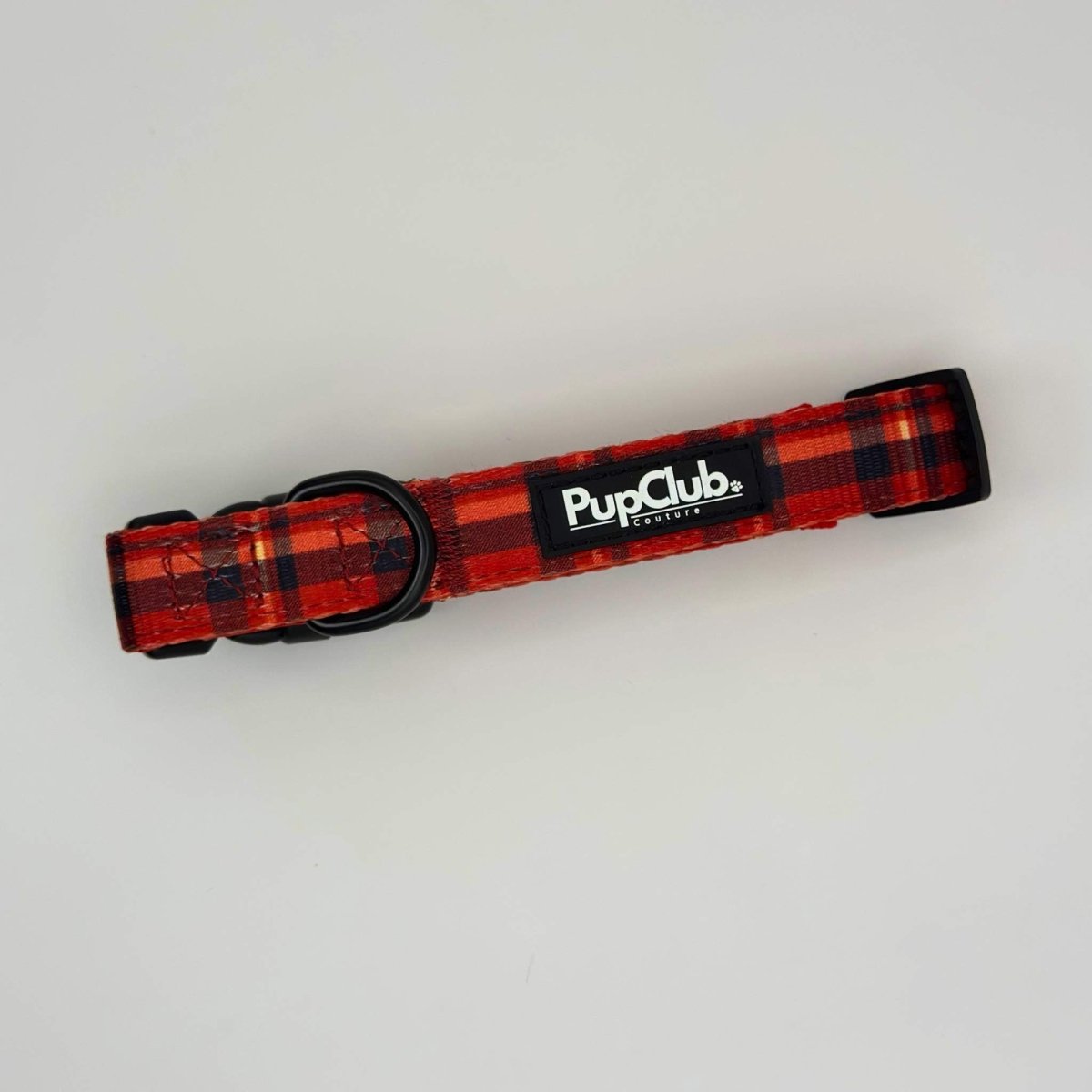 Dog Collar – Red Tartan
