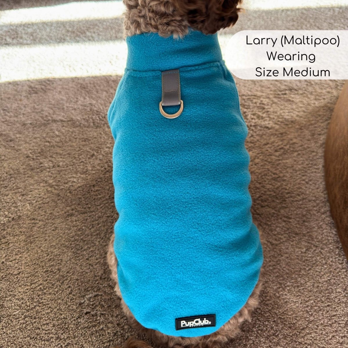Dog Fleece Coat – Blue