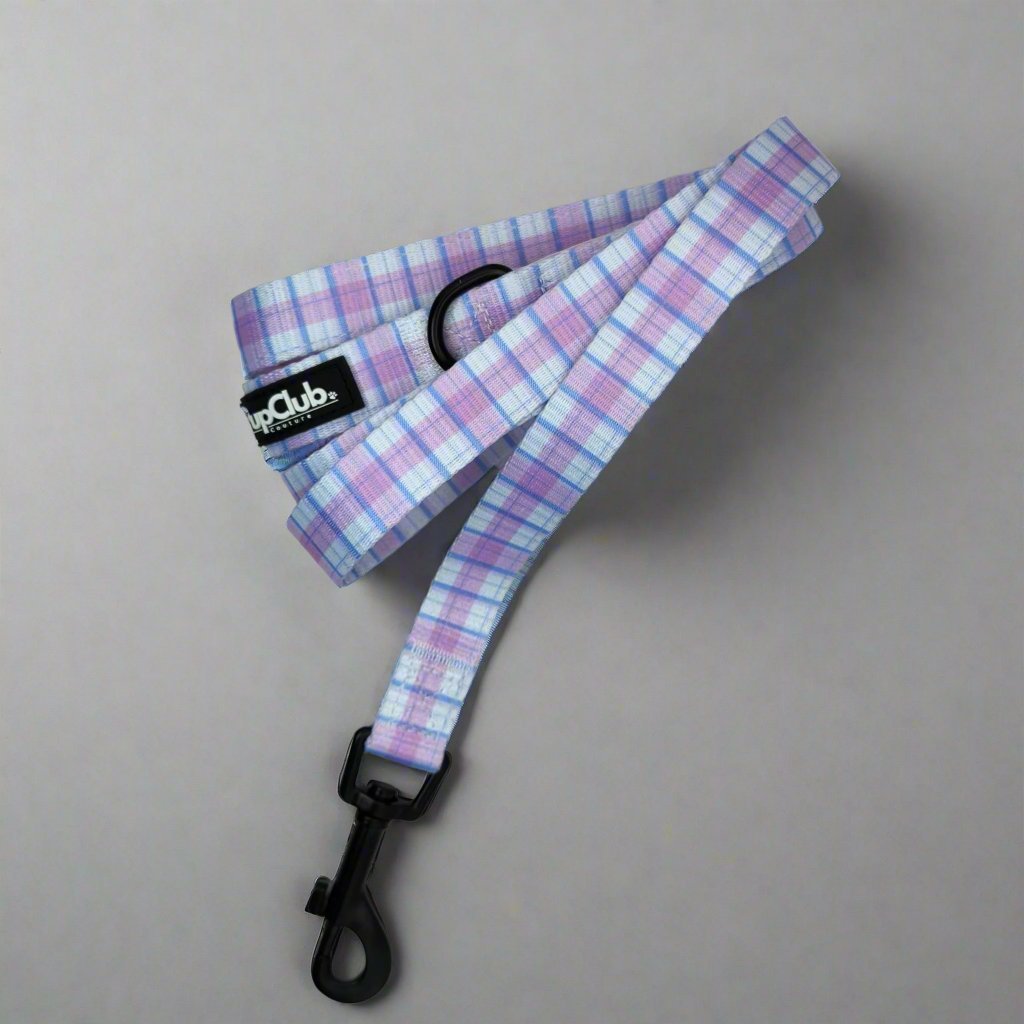 Dog Lead – Pink Tartan