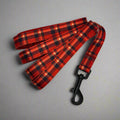 Dog Lead – Red Tartan