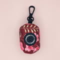 PupClub Poo Bag Holder – Burgundy Bloom