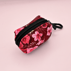 PupClub Poo Bag Holder – Burgundy Bloom