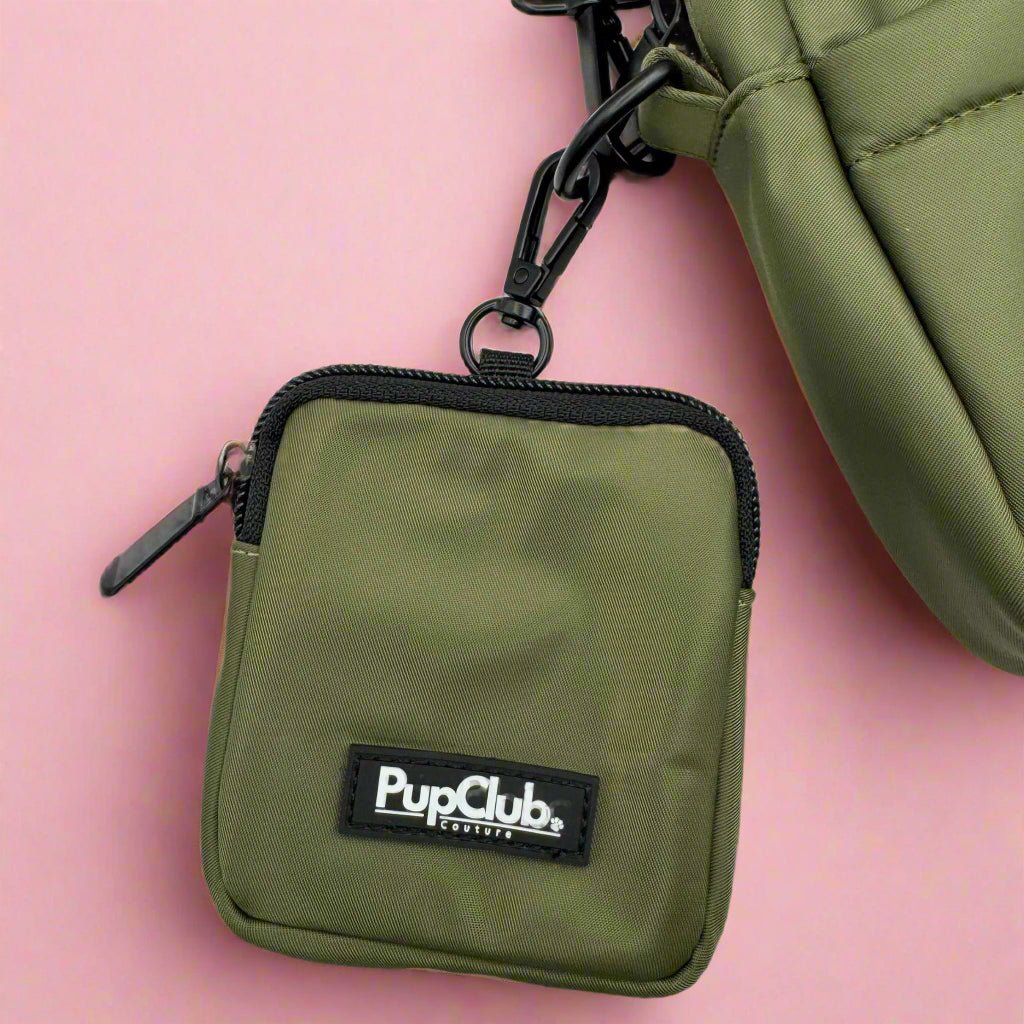 PupClub Dog Treat Pouch – Khaki Green