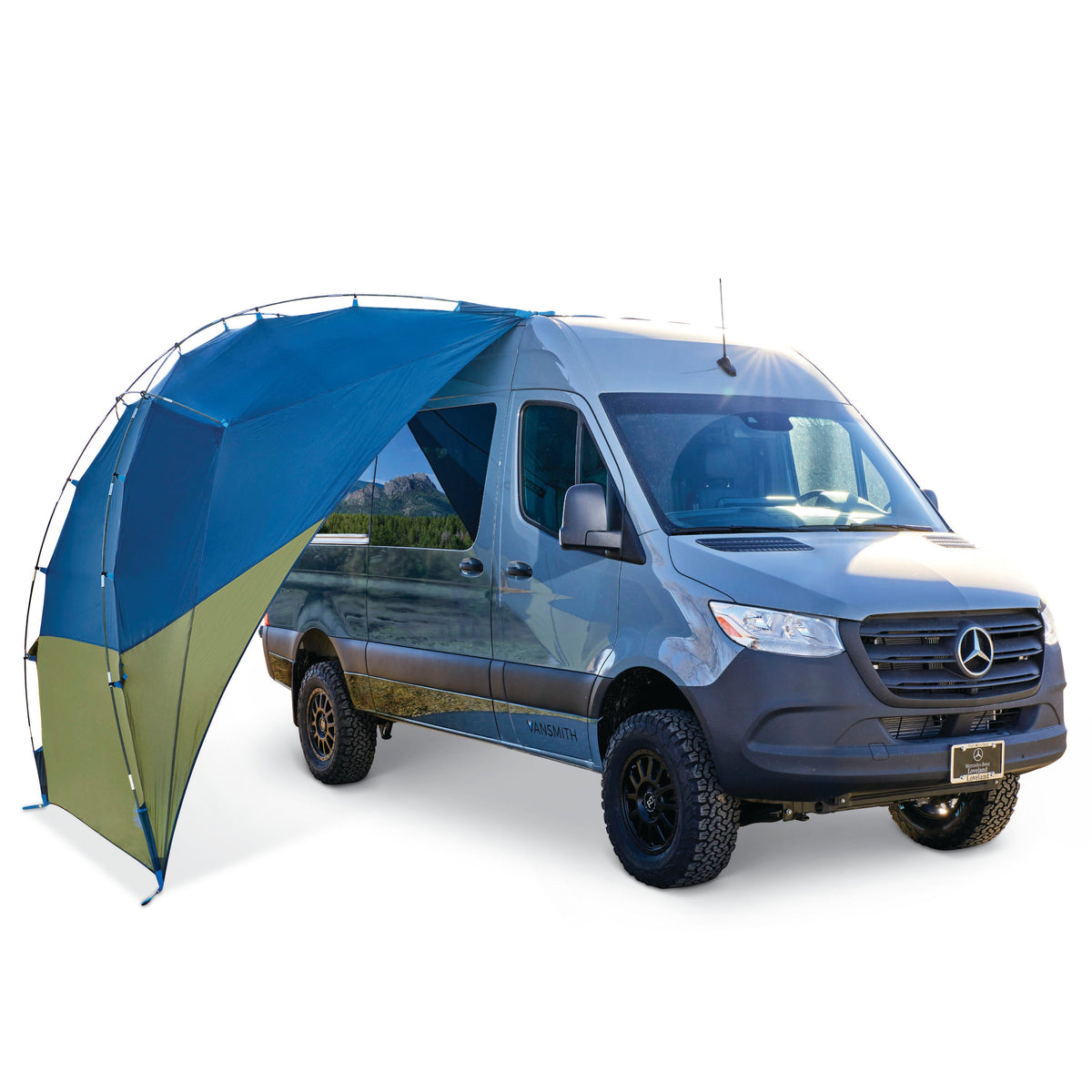 Kelty Sideroads Awning Tent in Midnight Navy/Winter Moss