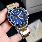 Emporio Armani AR11362 Diver Men's Two-Tone Gold Watch