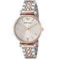 Emporio Armani AR1840 Gianni T-Bar Women's Two-Tone Watch