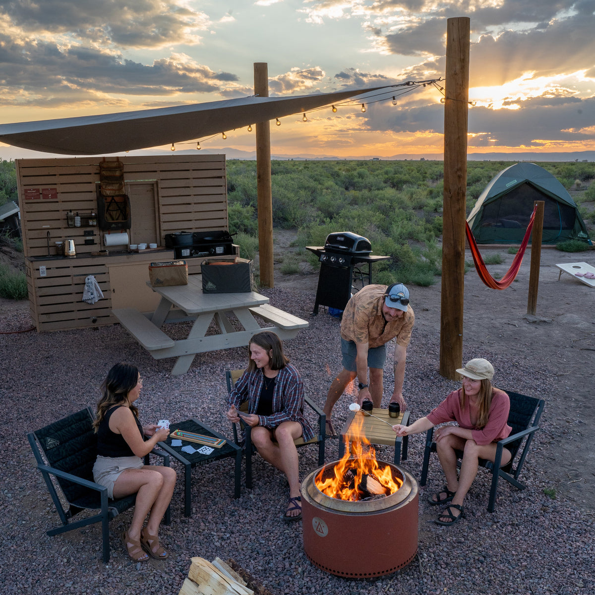 Rad-Arondack Camping Table – Wood Thrush