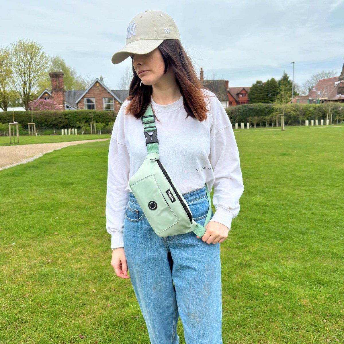 Dog Walking Bum Bag – Sage Green